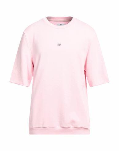 Pmds Premium Mood Denim Superior Man Sweatshirt Light pink Cotton Cover