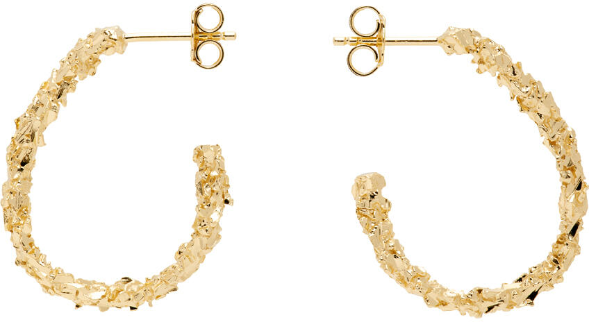 Veneda Carter Gold VC003 Medium Open Hoop Earrings Cover