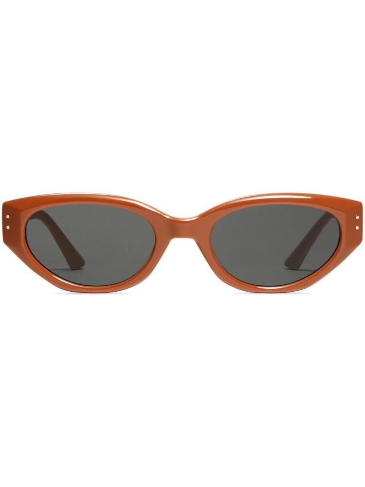 Gentle Monster oval-frame sunglasses - Brown Cover