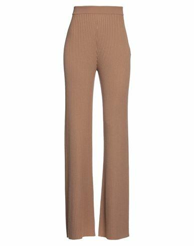 Chloé Woman Pants Camel Wool, Cashmere, Polyamide, Elastane Cover