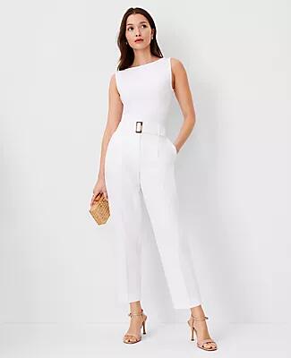 Ann Taylor The Belted Taper Pant Cover