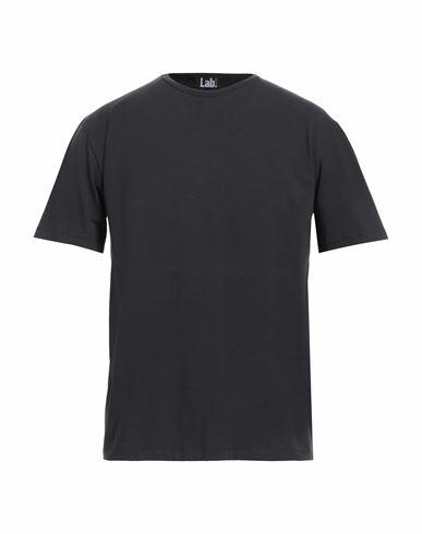 Lab. Pal Zileri Man T-shirt Midnight blue Cotton, Elastane Cover