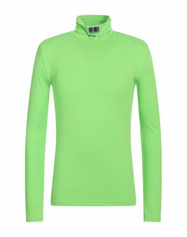 Vtmnts Man T-shirt Acid green Polyamide, Elastane Cover