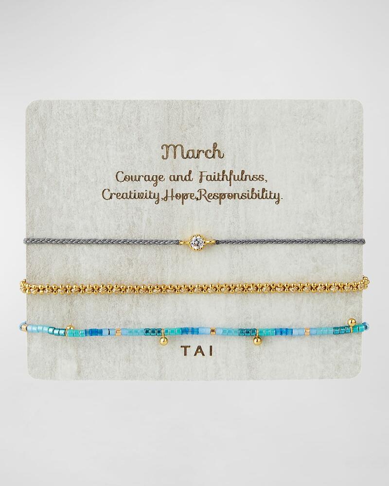 Tai Personalized Birthday Bracelets, Set of 3 Cover