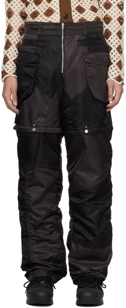 Andersson Bell Black Detachable Cargo Pants Cover