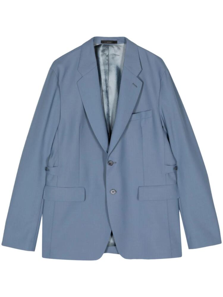 Paul Smith single-breasted wool blazer - Blue Cover