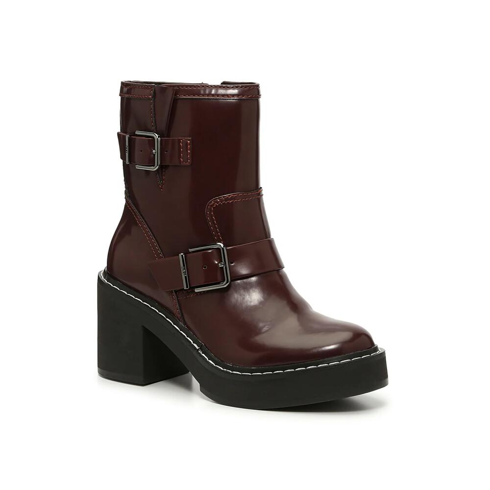 DKNY Daray Moto Bootie | Women's | Bordeaux Cover