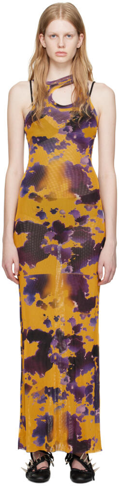 Ottolinger SSENSE Exclusive Purple Maxi Dress Cover