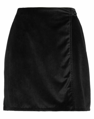 Berwich Woman Mini skirt Black Polyester Cover