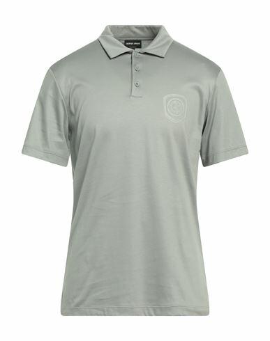 Giorgio Armani Man Polo shirt Grey Cotton Cover