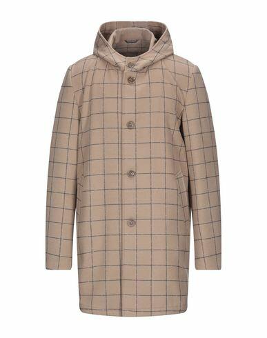 Daniele Alessandrini Man Overcoat & Trench Coat Camel Polyester, Viscose, Elastane Cover