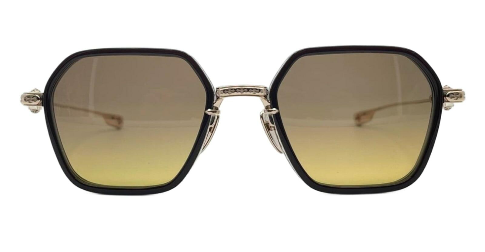 Chrome Hearts Danger Zone - Classic Brown / Gold Plated Sunglasses Cover