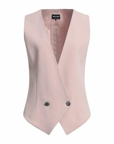 Giorgio Armani Woman Tailored Vest Antique rose Viscose, Elastane Cover