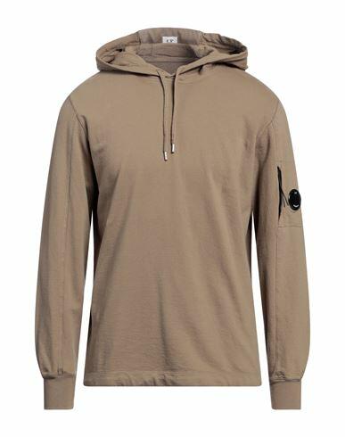 C. p. Company Man Sweatshirt Khaki Cotton Cover