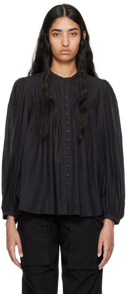 Isabel Marant Etoile Black Dorothe Blouse Cover