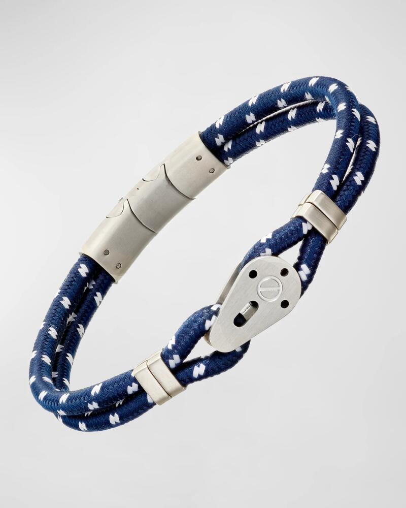 Link Up Men's Sailing Pulley Nylon Cord Bracelet Cover