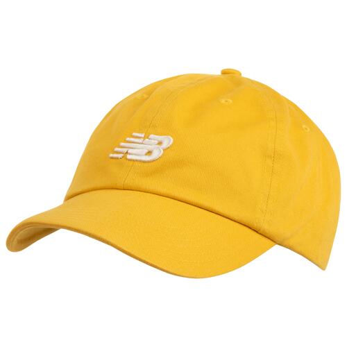 New Balance 6-Panel Curved Hat - Mens Ginger Lemon/White Cover