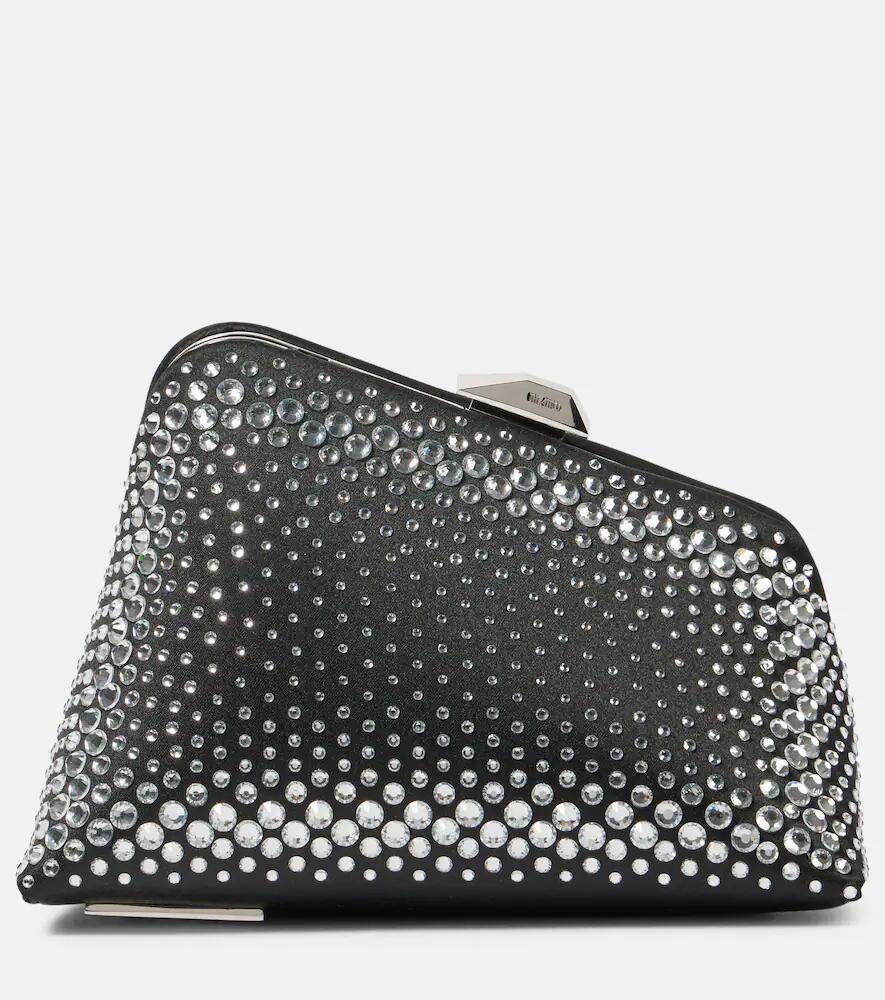 The Attico Midnight Mini embellished clutch Cover