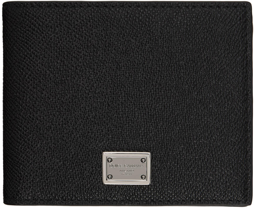 Dolce&Gabbana Black Calfskin Wallet Cover