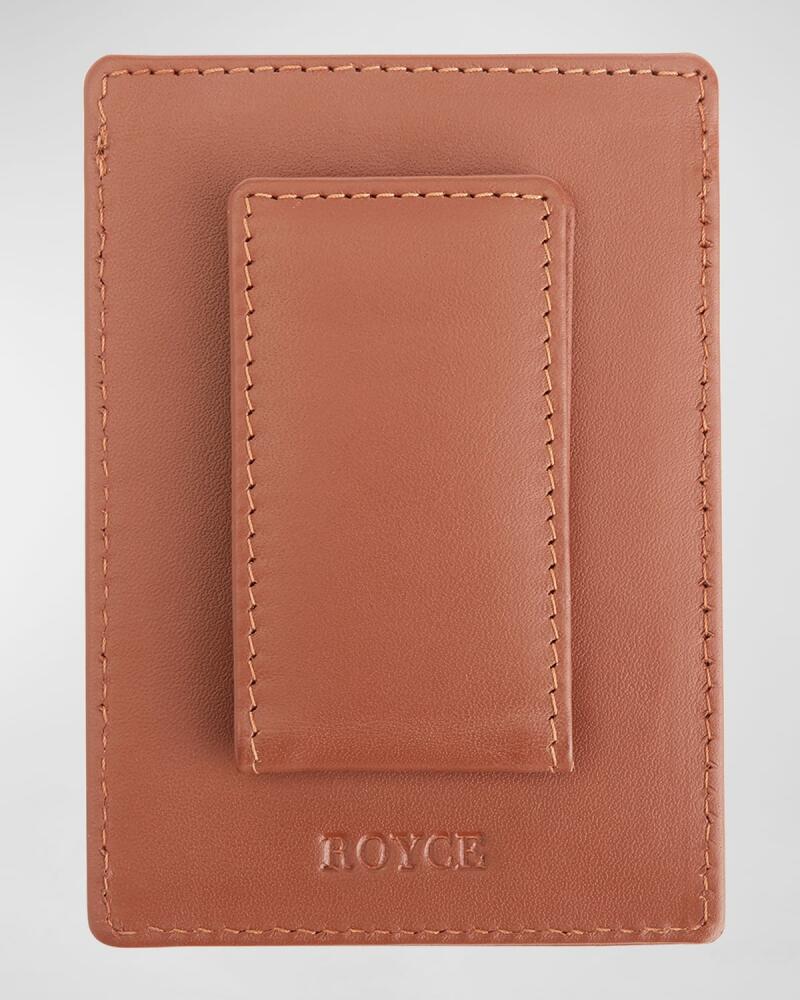 ROYCE New York Magnetic Money Clip Wallet, Personalized Cover