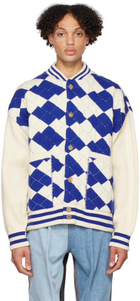 ADER error Blue Tenit Bomber Jacket Cover