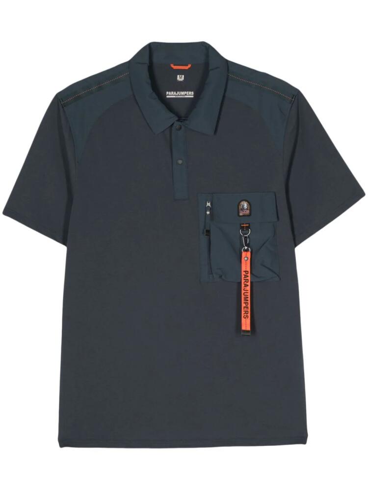 Parajumpers Rescue panelled polo shirt - Blue Cover