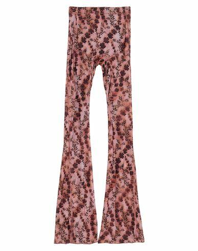 Knwls Woman Leggings Brown Polyester, Elastane Cover