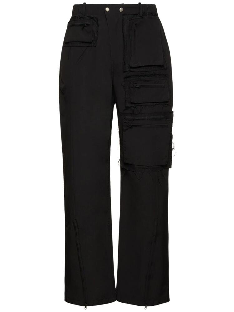 ANDERSSON BELL Raw Edge Cotton Blend Cargo Pants Cover