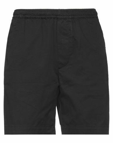 Grifoni Man Shorts & Bermuda Shorts Black Cotton, Elastane Cover