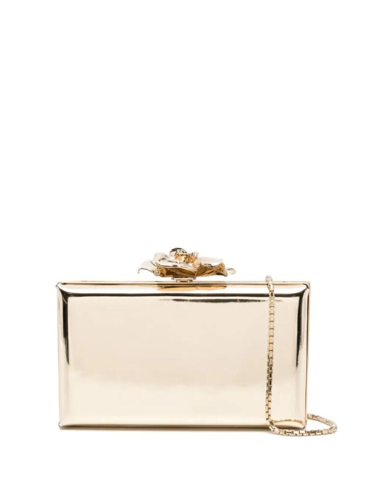 Victoria Beckham Frame Flower Minaudiere cross body bag - Gold Cover