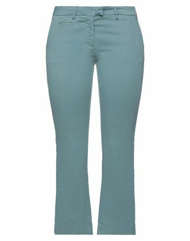 Mason's Woman Pants Pastel blue Cotton, Polyester, Elastane Cover