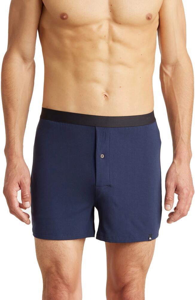 MeUndies Knit Boxers in Dark Sapphire Cover