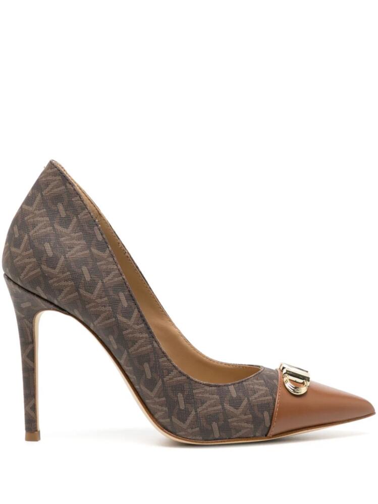 Michael Kors Parker 102mm canvas pumps - Brown Cover