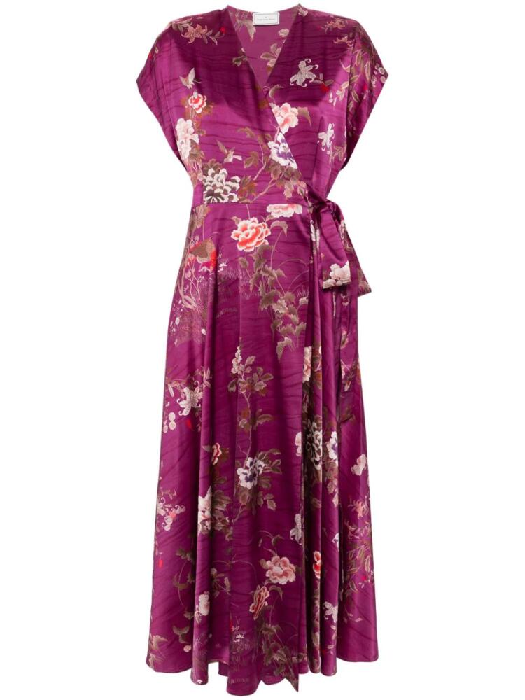 Pierre-Louis Mascia Adanas floral-print maxi dress - Pink Cover