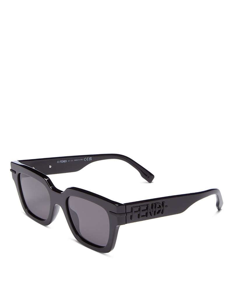 Fendi Fendigraphy Rectangular Sunglasses, 51mm Cover