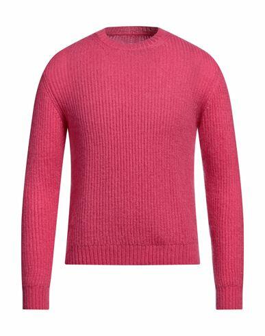 Han Kjøbenhavn Man Sweater Magenta Mohair wool, Polyamide, Merino Wool Cover