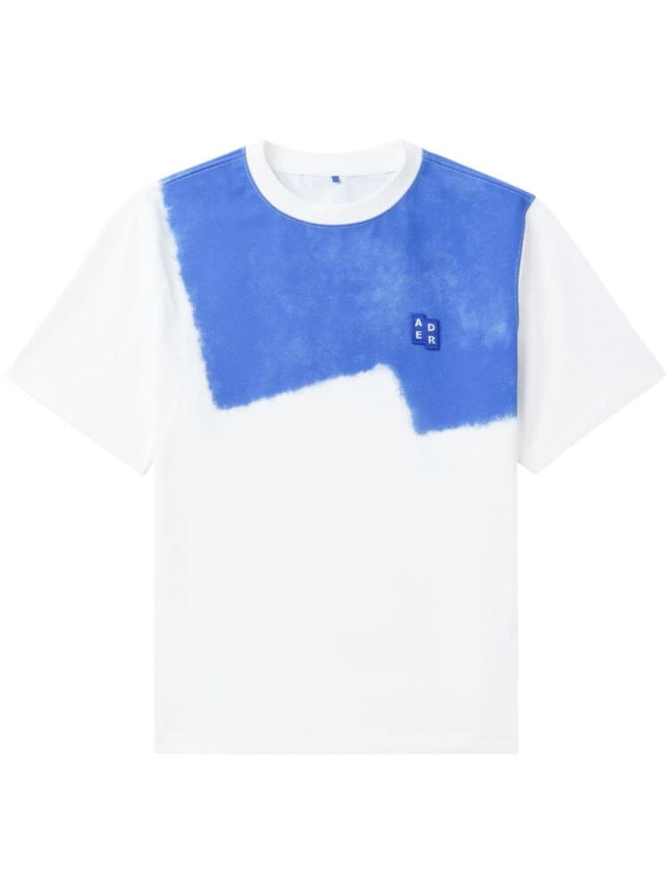 Ader Error logo-appliqué jersey T-shirt - White Cover