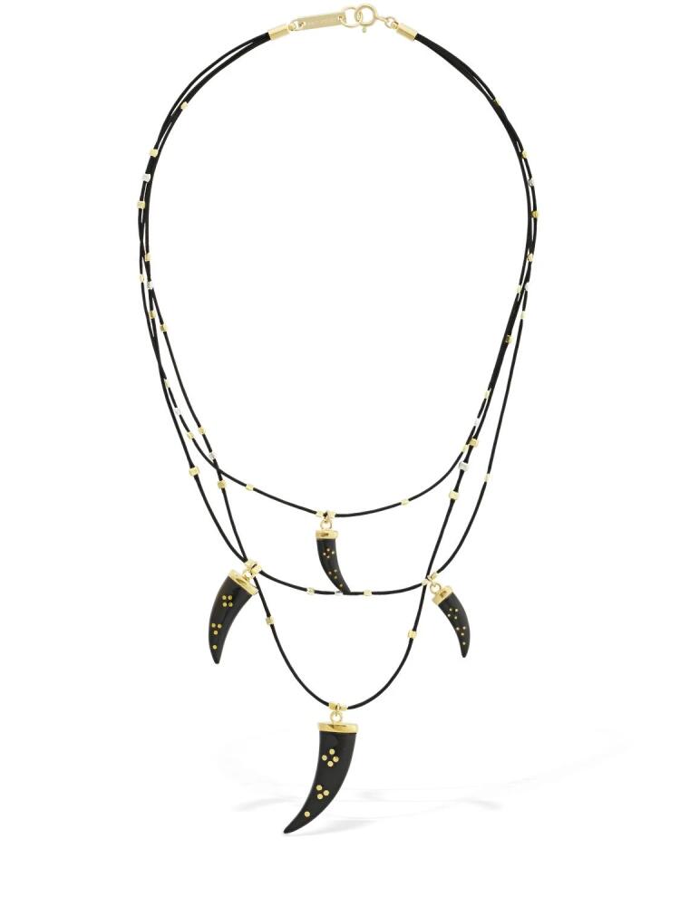 ISABEL MARANT Shiny Aimable Triple Wire Necklace Cover