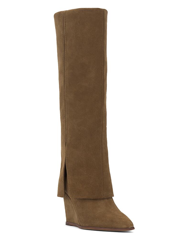 Vince Camuto Women's Tibani Layered Shaft Knee High Boots Cover