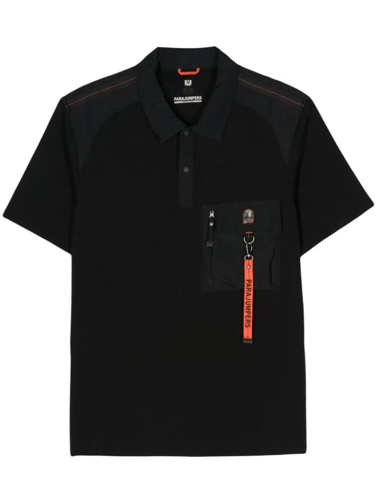 Parajumpers Rescue panelled polo shirt - Black Cover