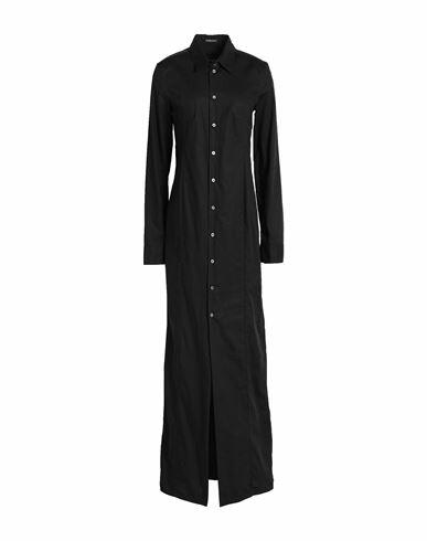 Ann Demeulemeester Woman Maxi dress Black Cotton Cover