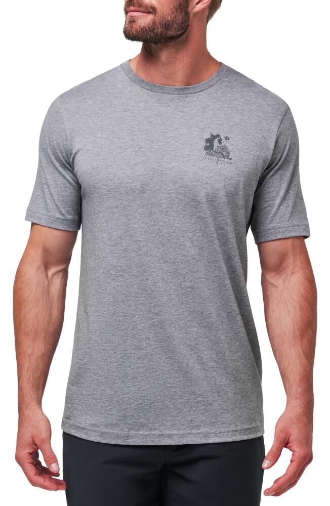 TravisMathew Mermaid Caves Heathered Graphic T-Shirt in Heather Grey Cover