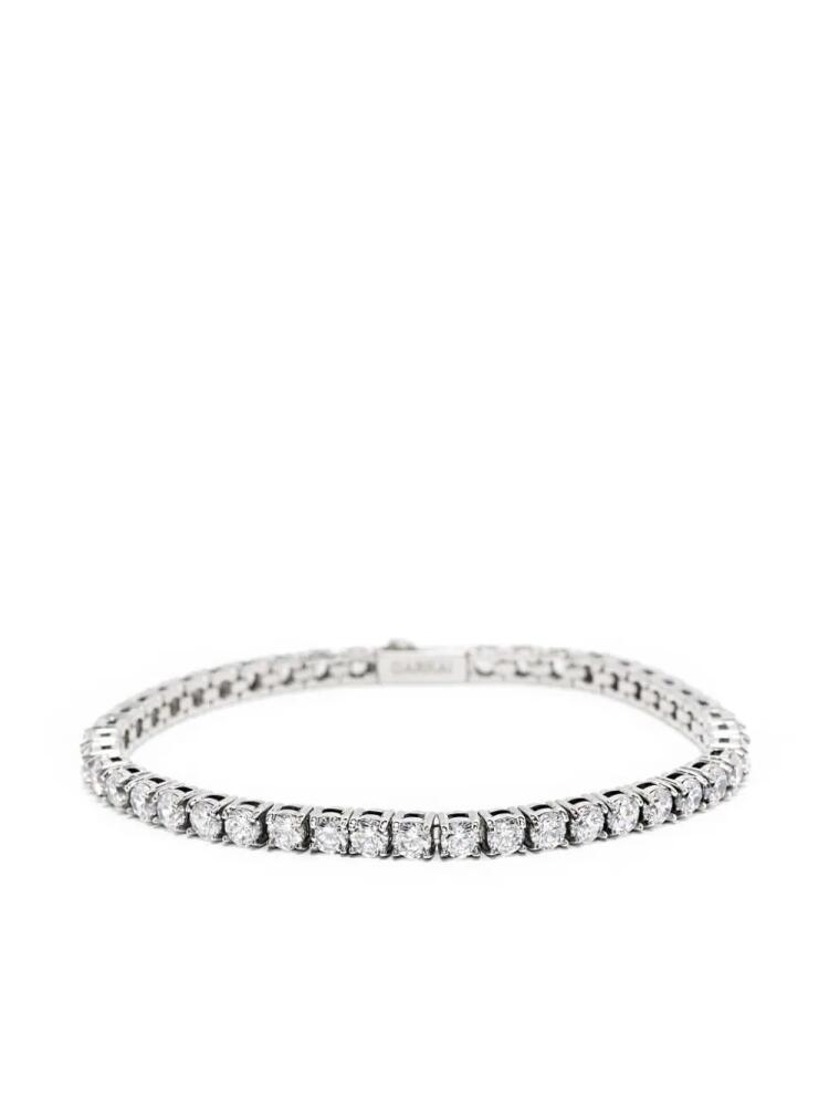 DARKAI Tennis diamond-encrusted bracelet - Silver Cover