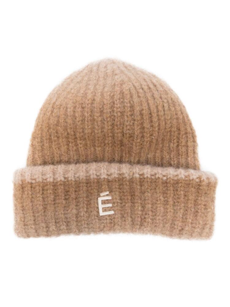 Etudes gradient-effect beanie hat - Brown Cover