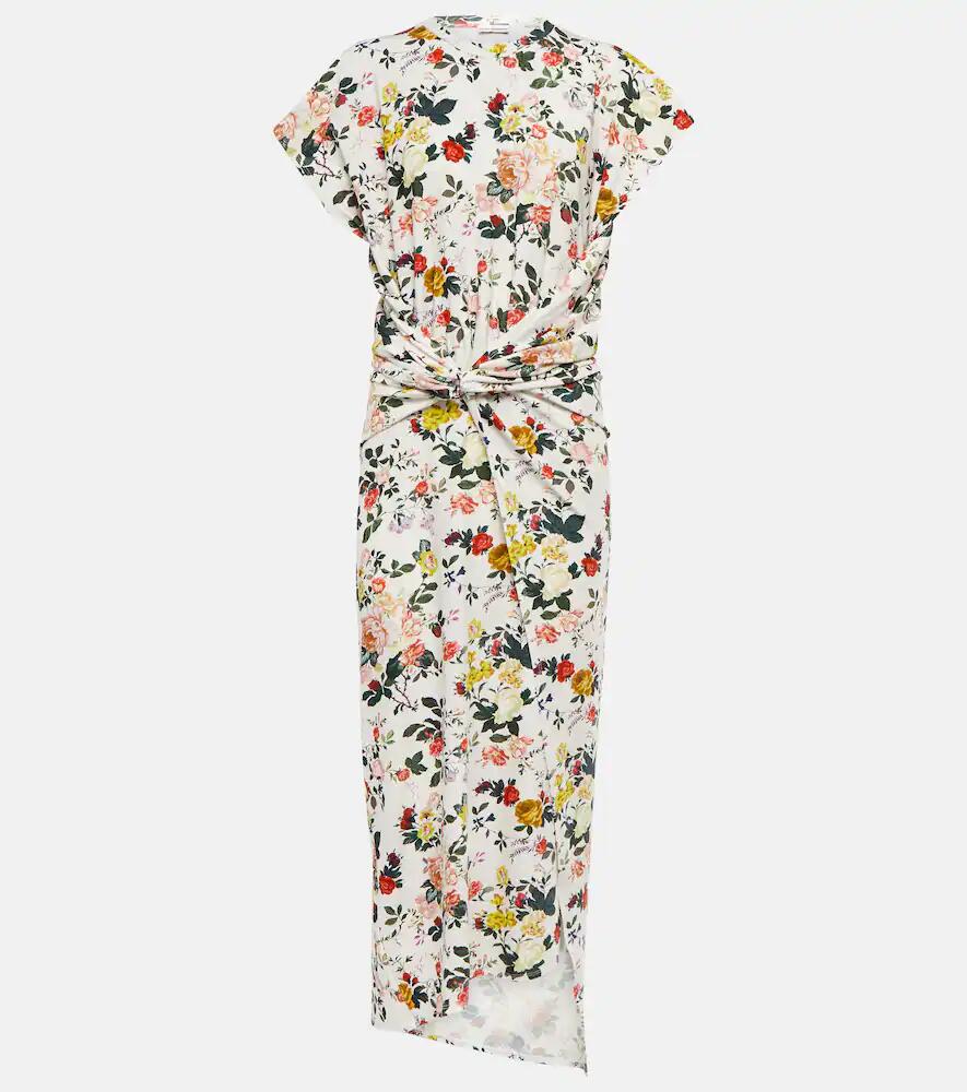 Rabanne Floral jersey midi dress Cover