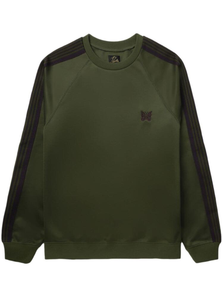 Needles Track logo-embroidered sweatshirt - Green Cover