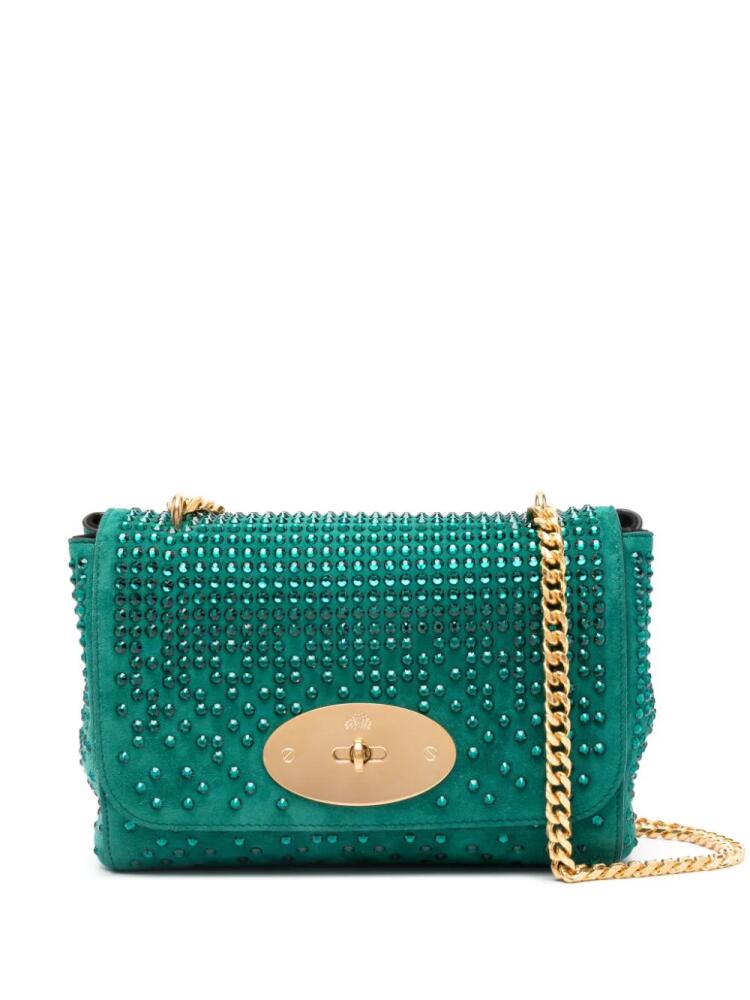 Mulberry Lily crystal-embellished shoulder bag - Green Cover