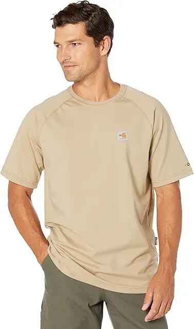 Carhartt Flame-Resistant Force Short Sleeve T-Shirt (Khaki) Men's Clothing Cover