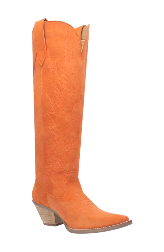 Dingo Thunder Road Cowboy Boot in Orange Cover