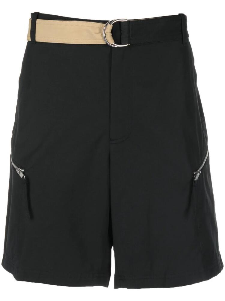 Helmut Lang belted cargo shorts - Black Cover